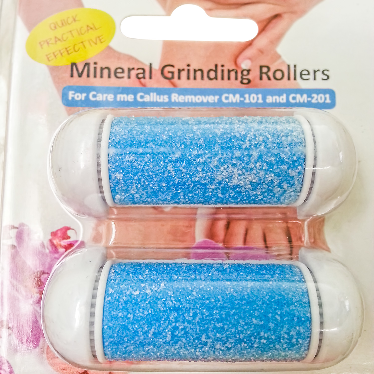 Coarse Refill Rollers for Care me Callus Remover CM-201 & 101 (a pack of 2)