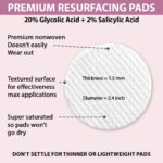 face resurfacing pads